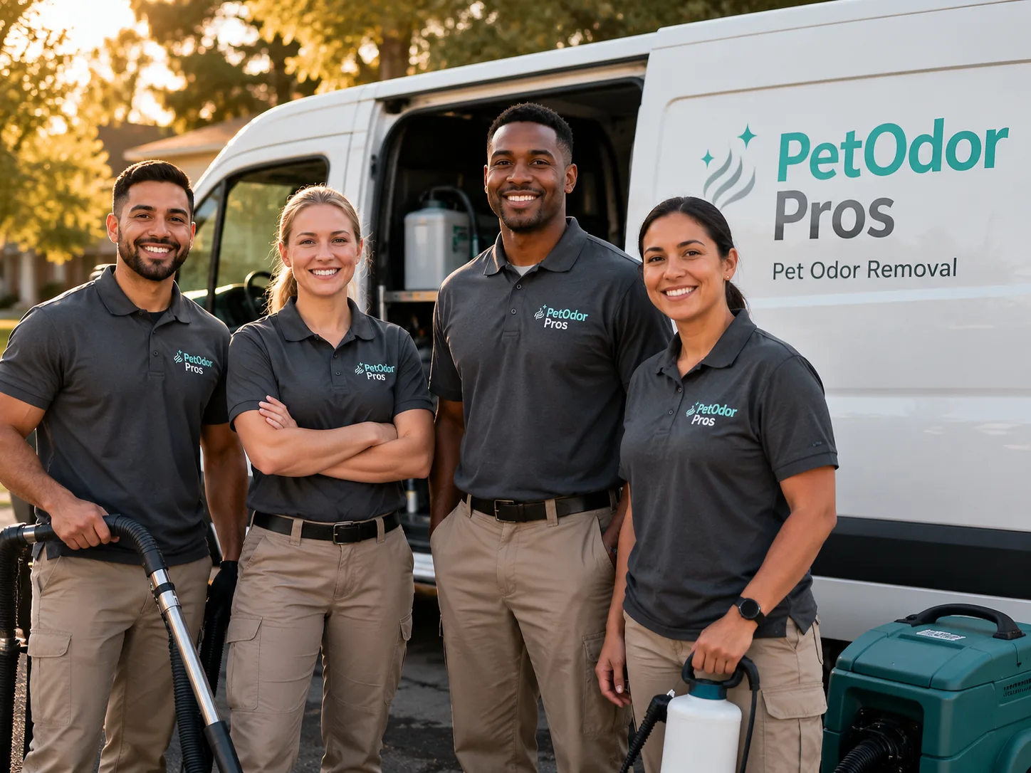 Pet Odor Removal team serving Houston, OH